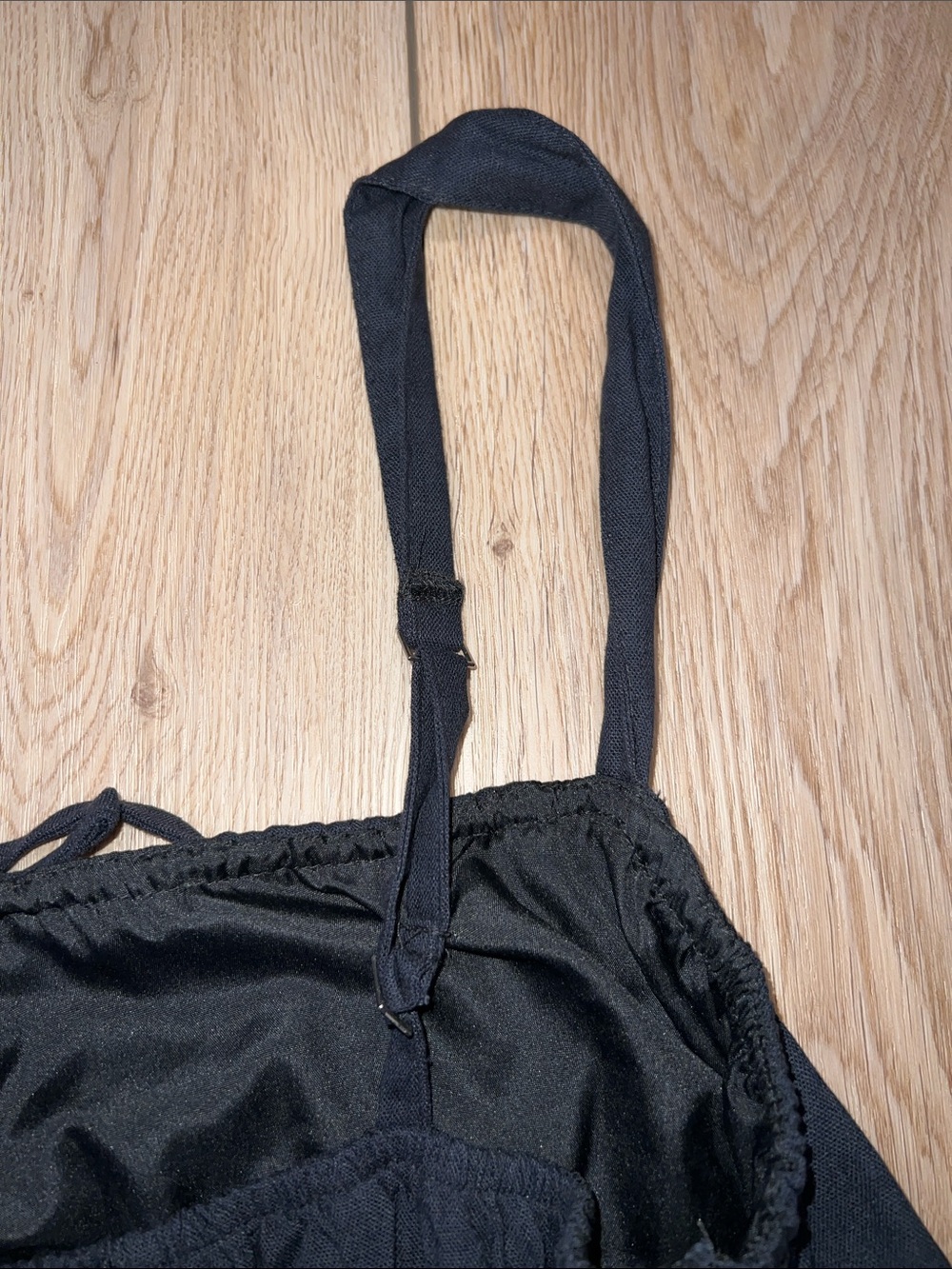 Bluenotes Black Tie-Front Mini Dress - Picture 10 of 16